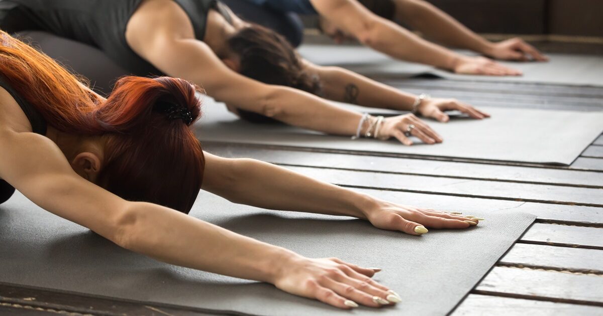 jóga, balasana